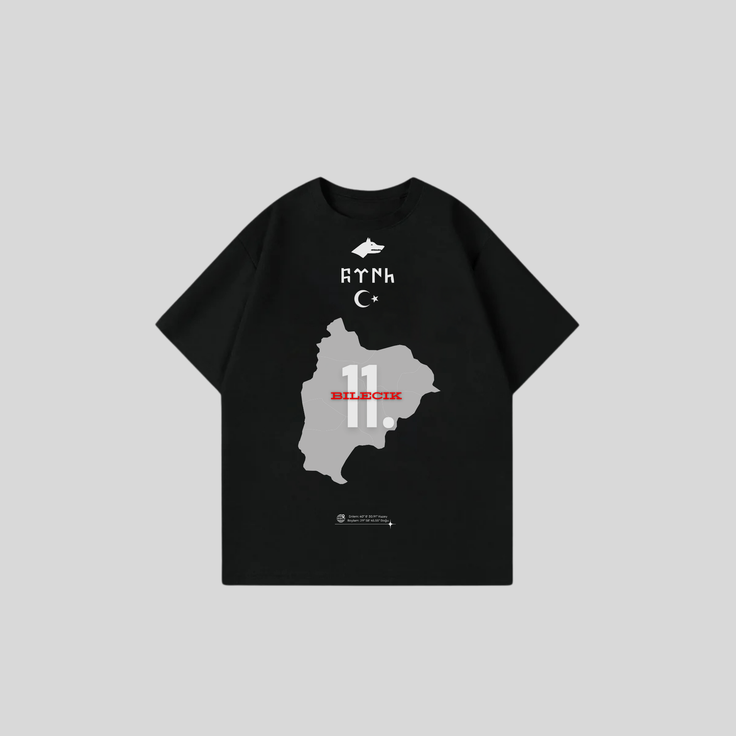 BILECIK 11 - Oversized shirt met print op de voorkant