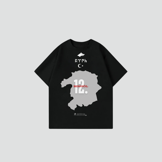BINGÖL 12 - Oversize Shirt Frontprint