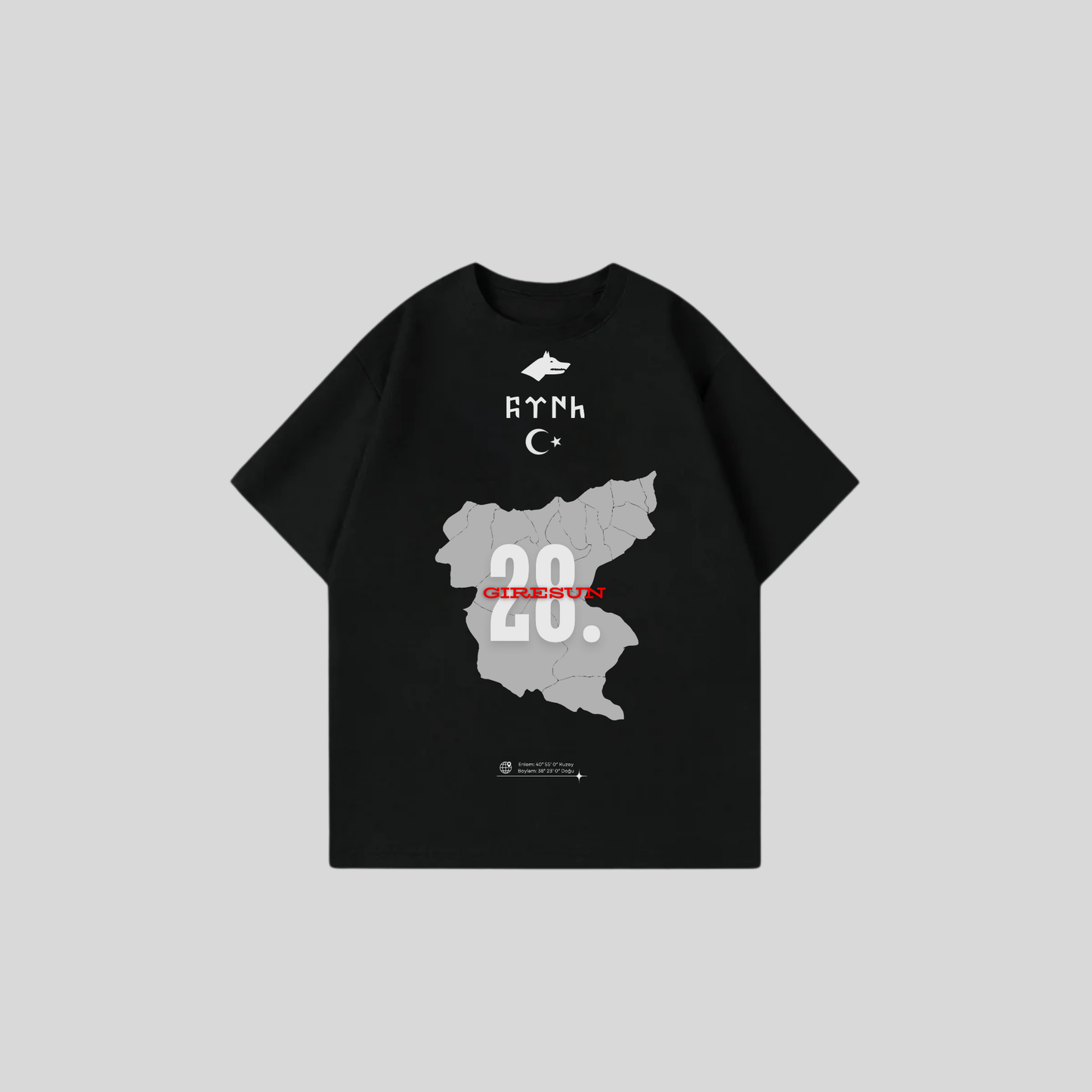 GIRESUN 28 - Oversize Shirt Frontprint