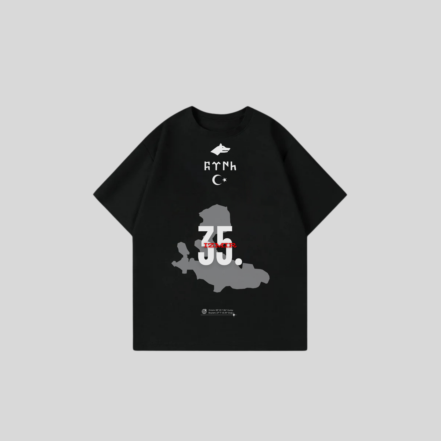 IZMIR 35 - Oversize Shirt Frontprint
