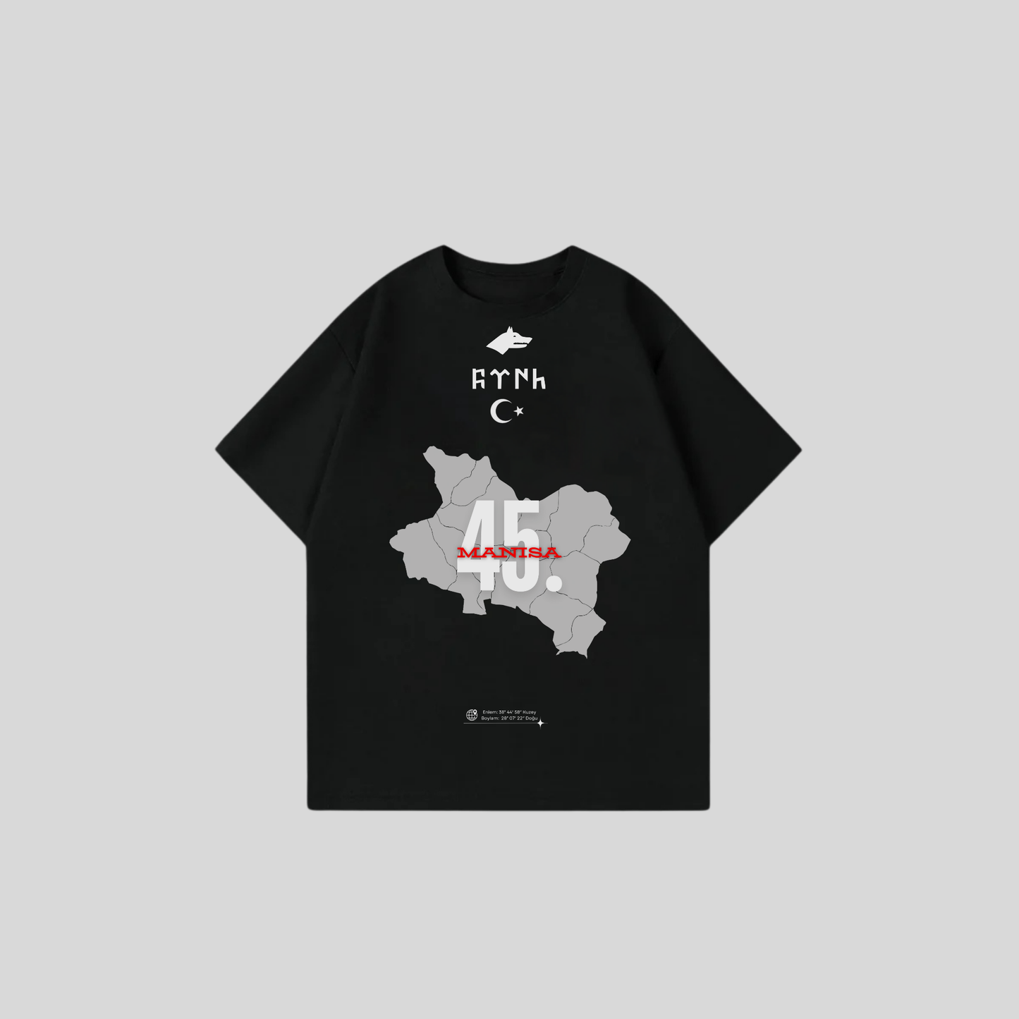 MANISA 45 - Oversize Shirt Frontprint