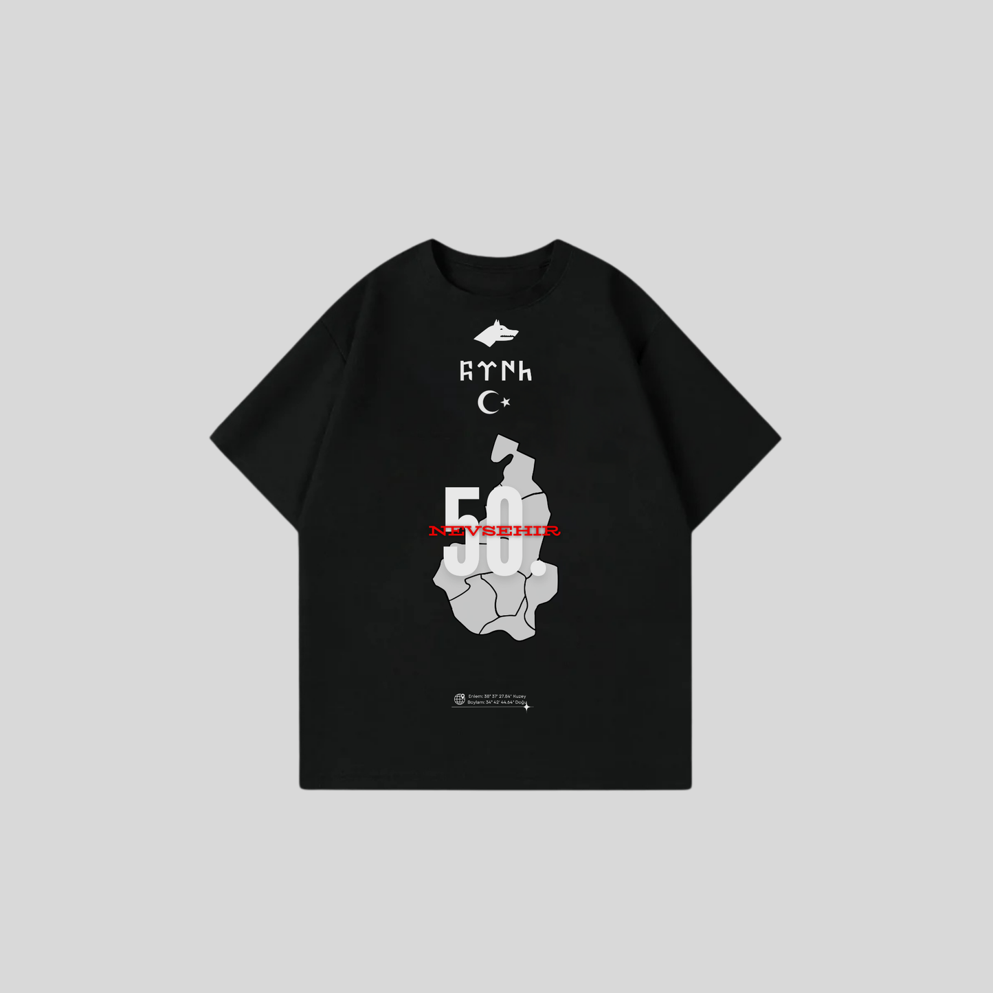 NEVSEHIR 50 - Oversize Shirt Frontprint