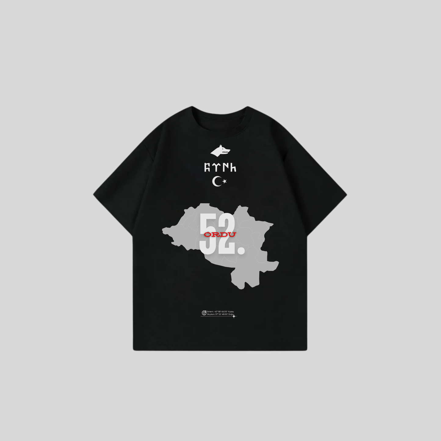 ORDU 52 - Oversize Shirt Frontprint