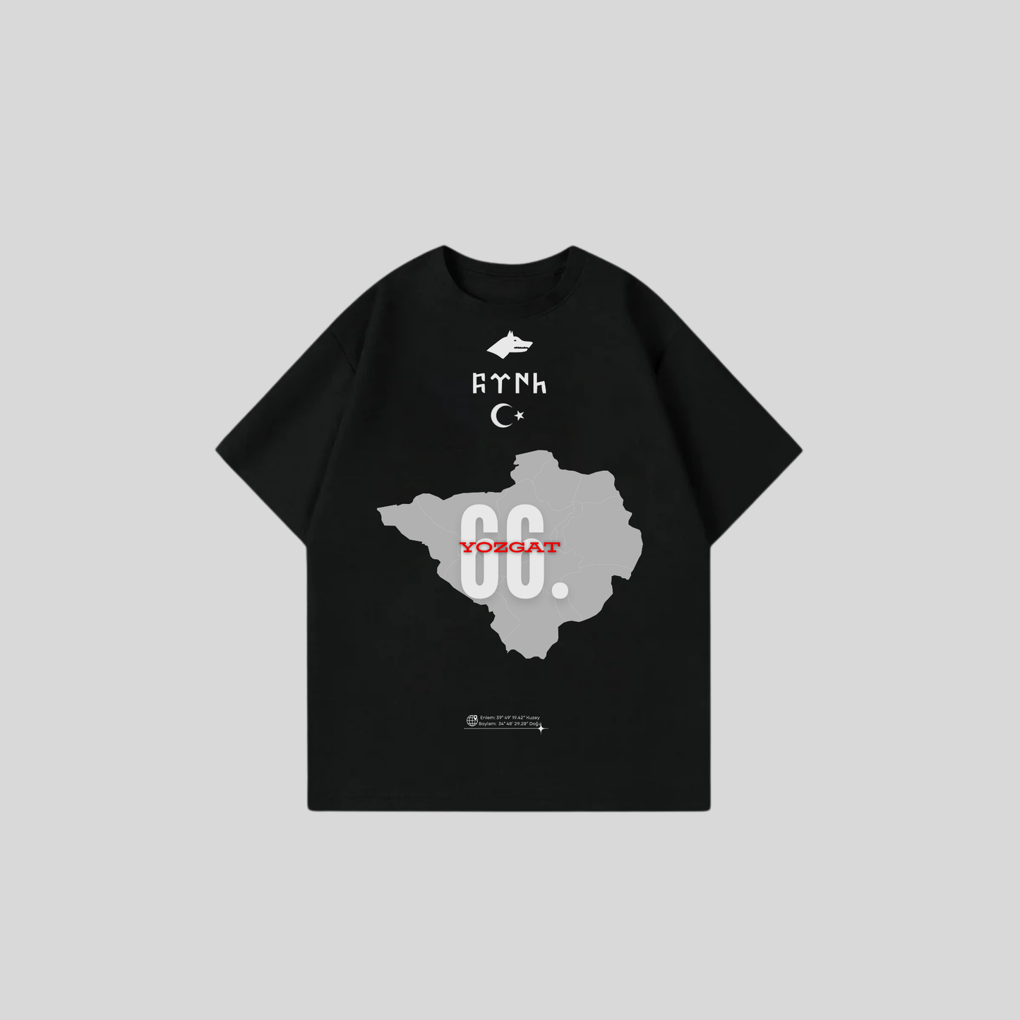 YOZGAT 66 - Oversize Shirt Frontprint