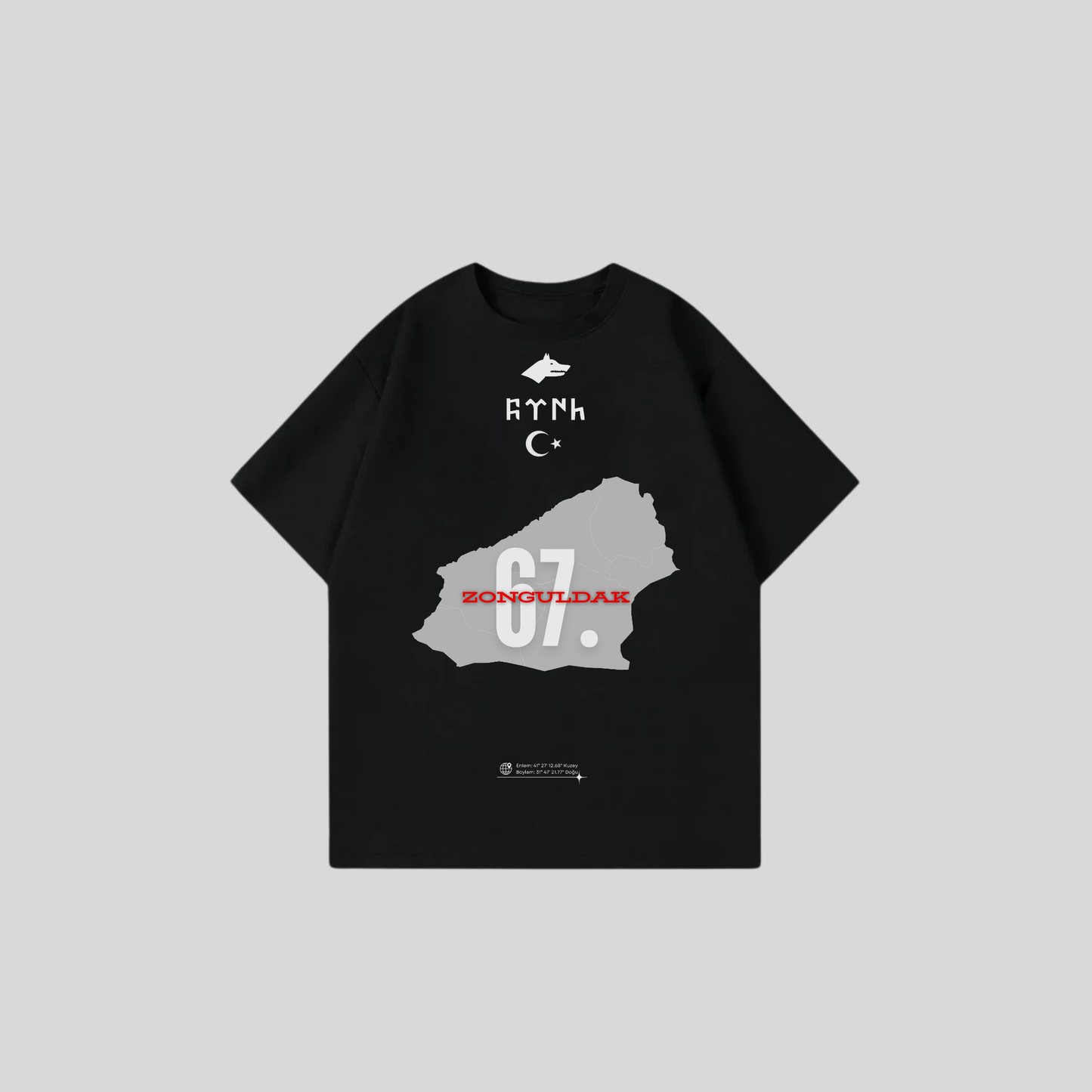 ZONGULDAK 67 - Oversize Shirt Frontprint