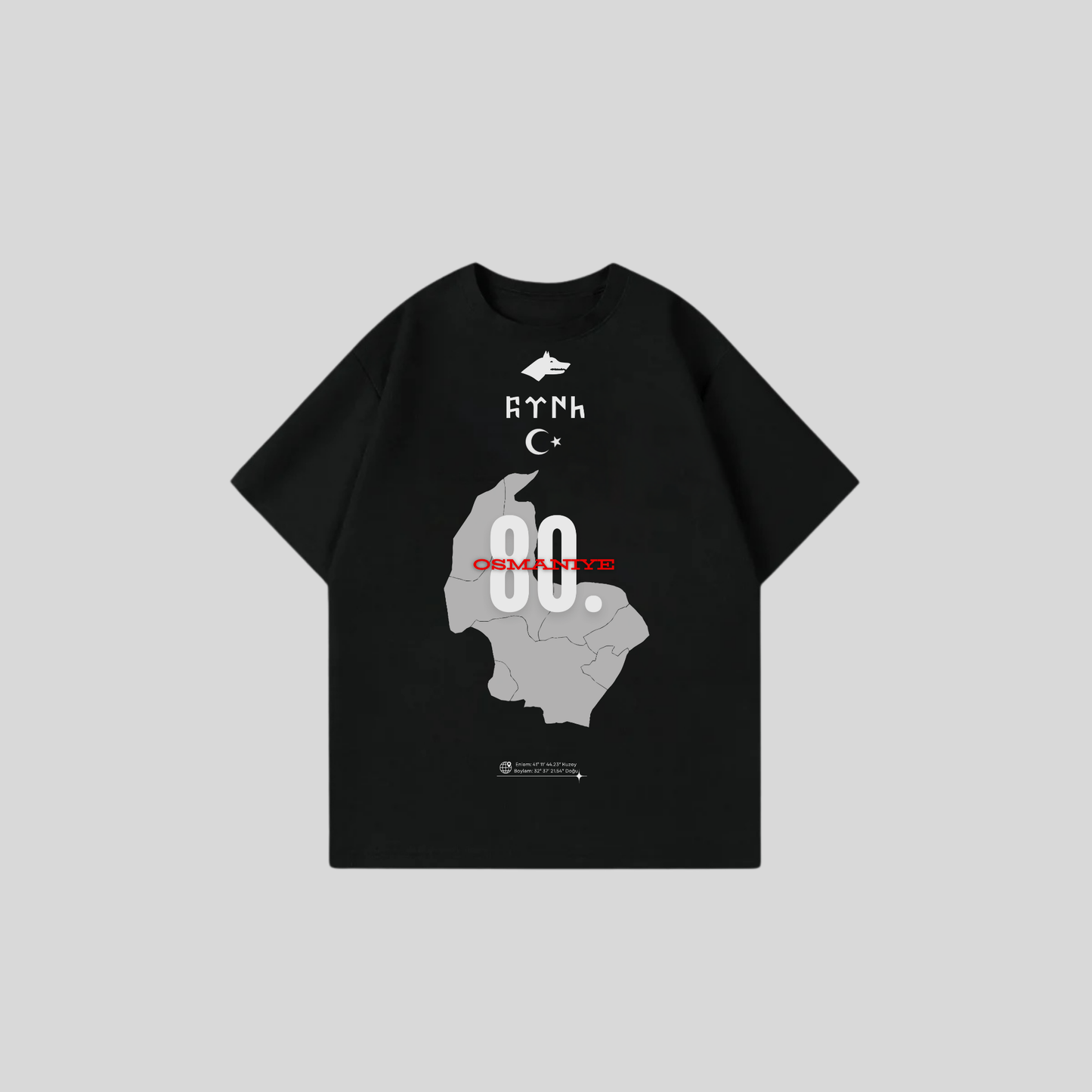 OSMANIYE 80 - Oversize Shirt Frontprint