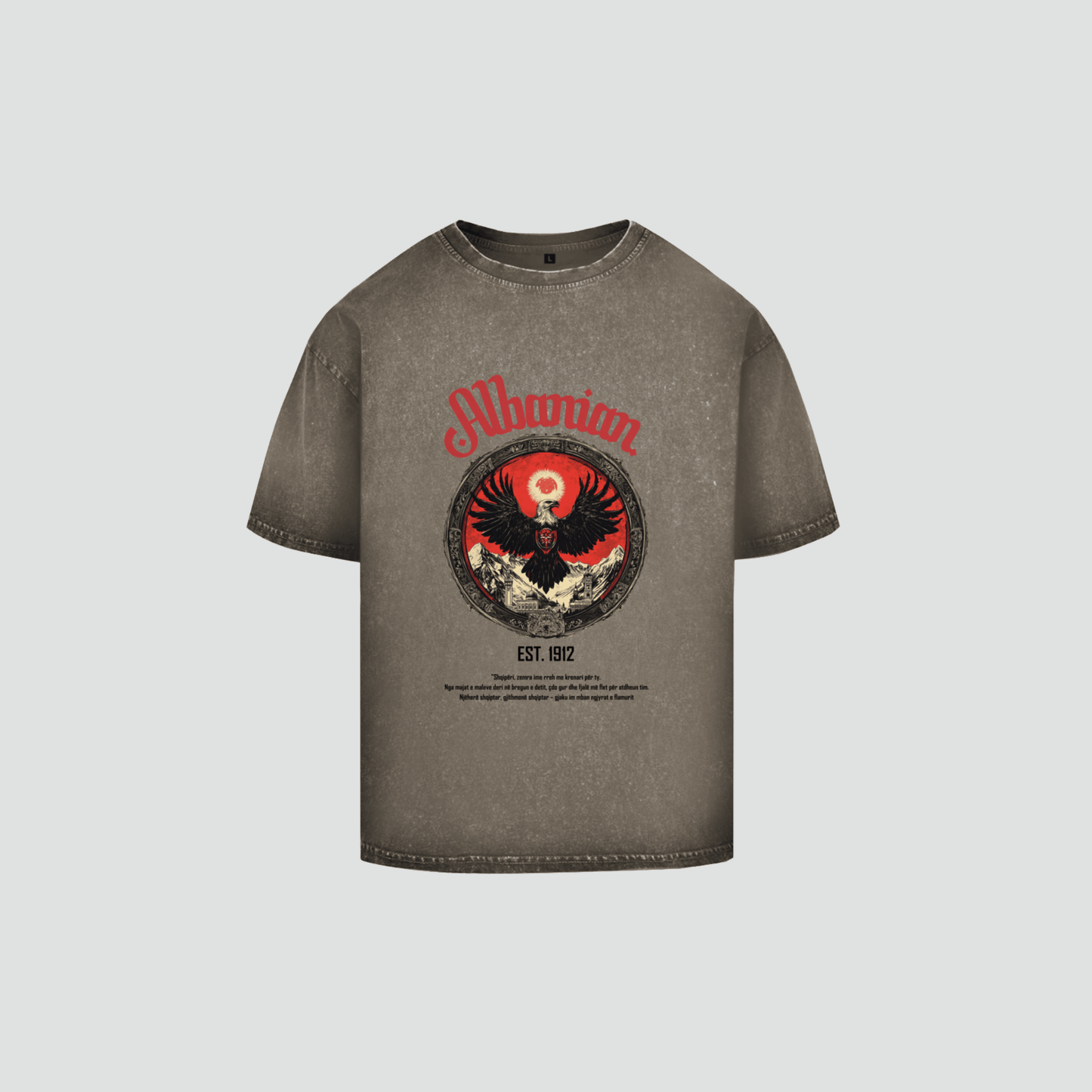 ALBANIAN 2 - Oversize Washed Shirt