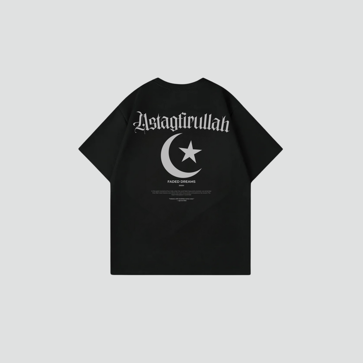 ASTAGFIRULLAH - Oversize Shirt Backprint