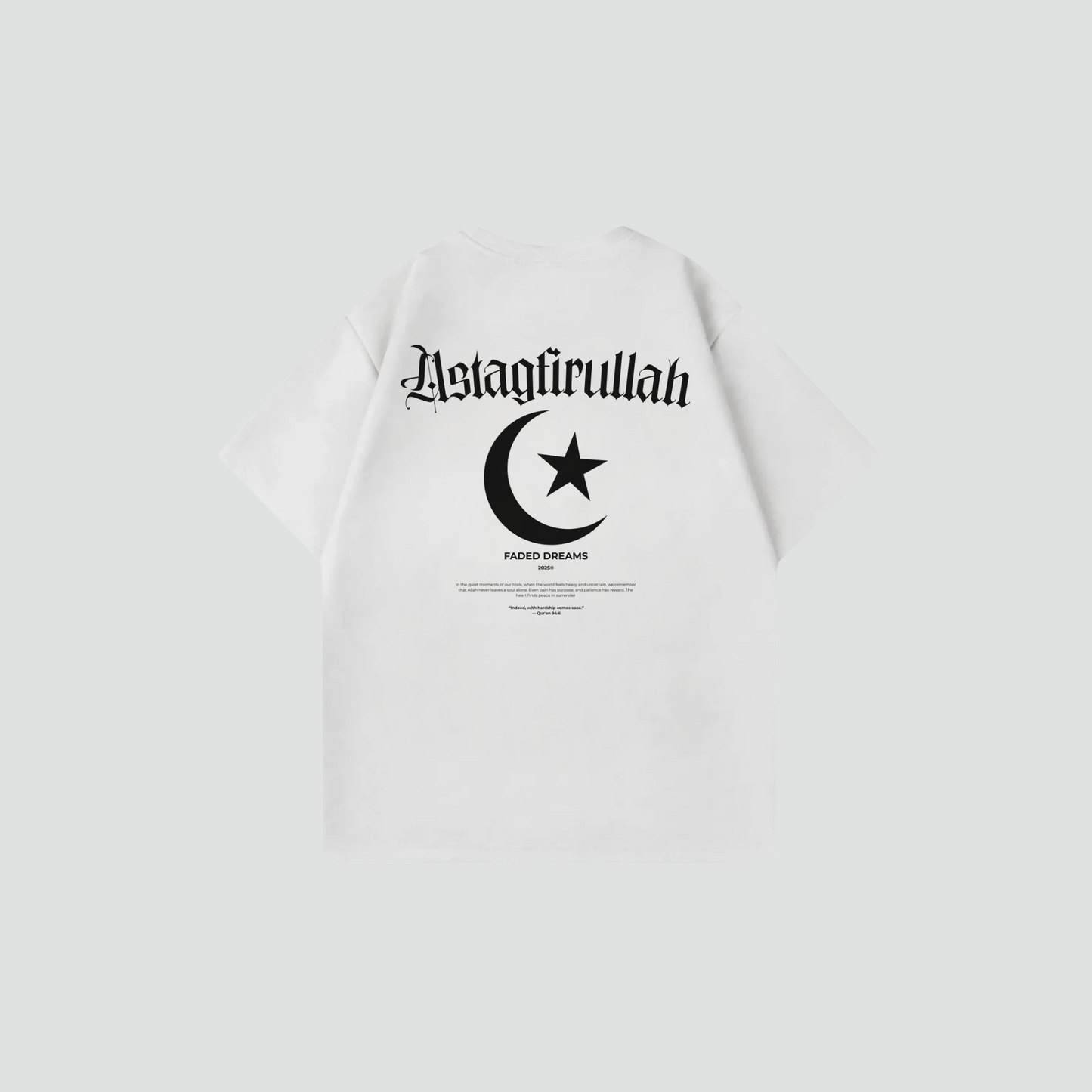 ASTAGFIRULLAH - Oversize Shirt Backprint