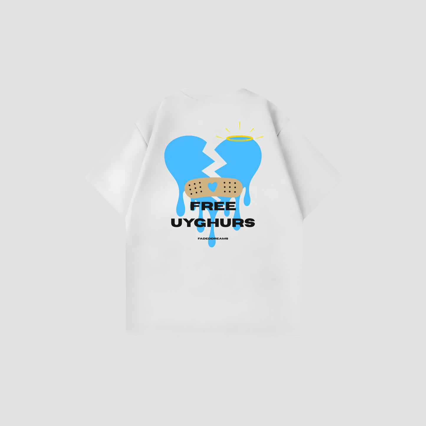 FREE UYGHURS - Oversize Shirt Backprint