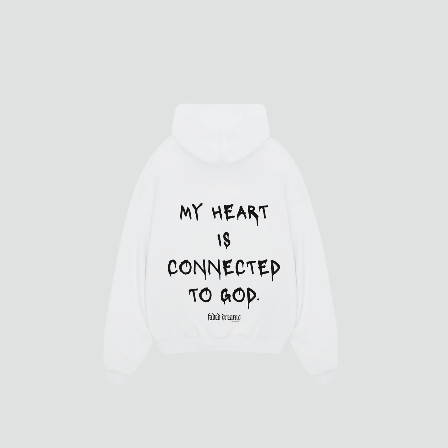 CONNECTED TO GOD - Oversized Hoodie Backprint