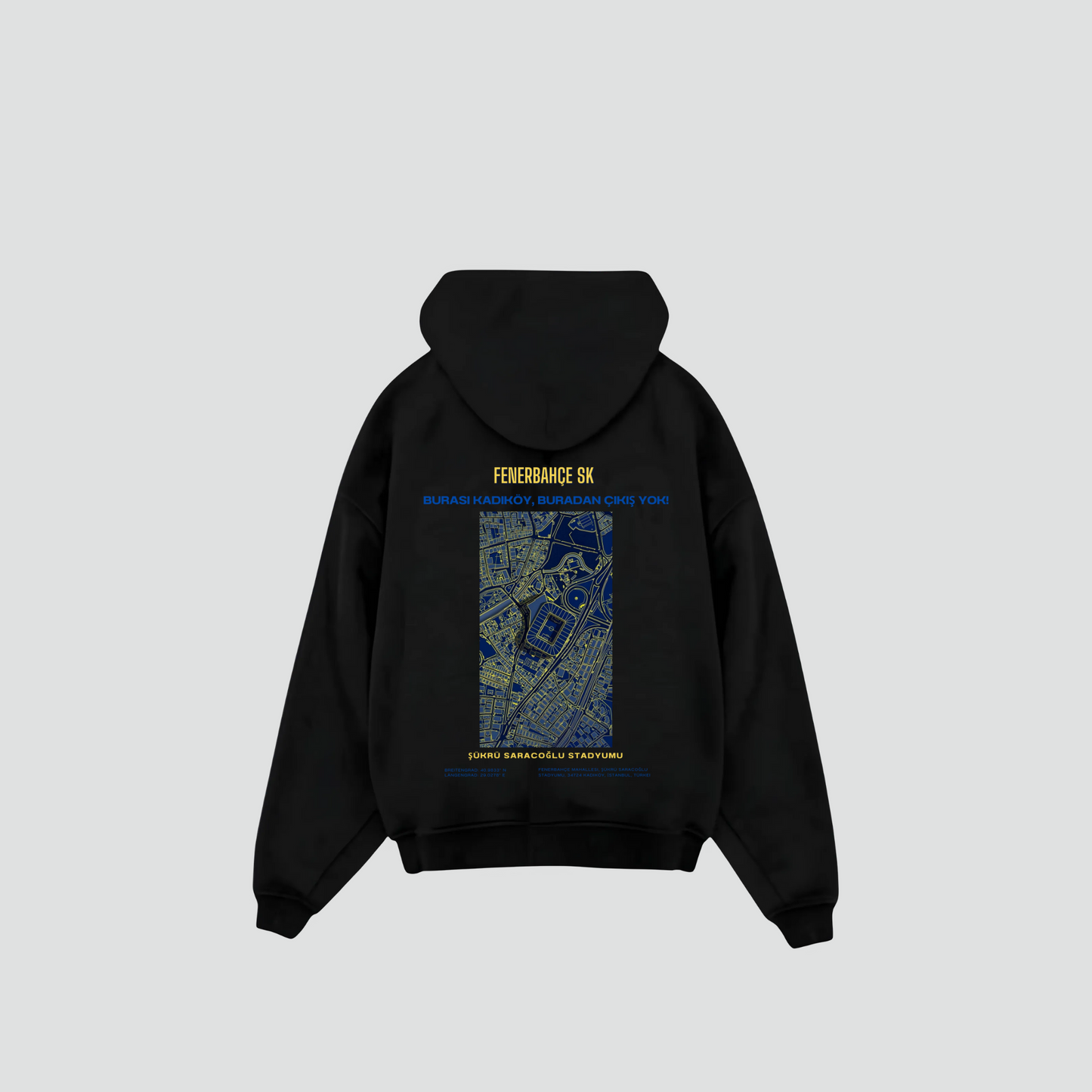 FENERBAHCE - Oversized Hoodie Backprint
