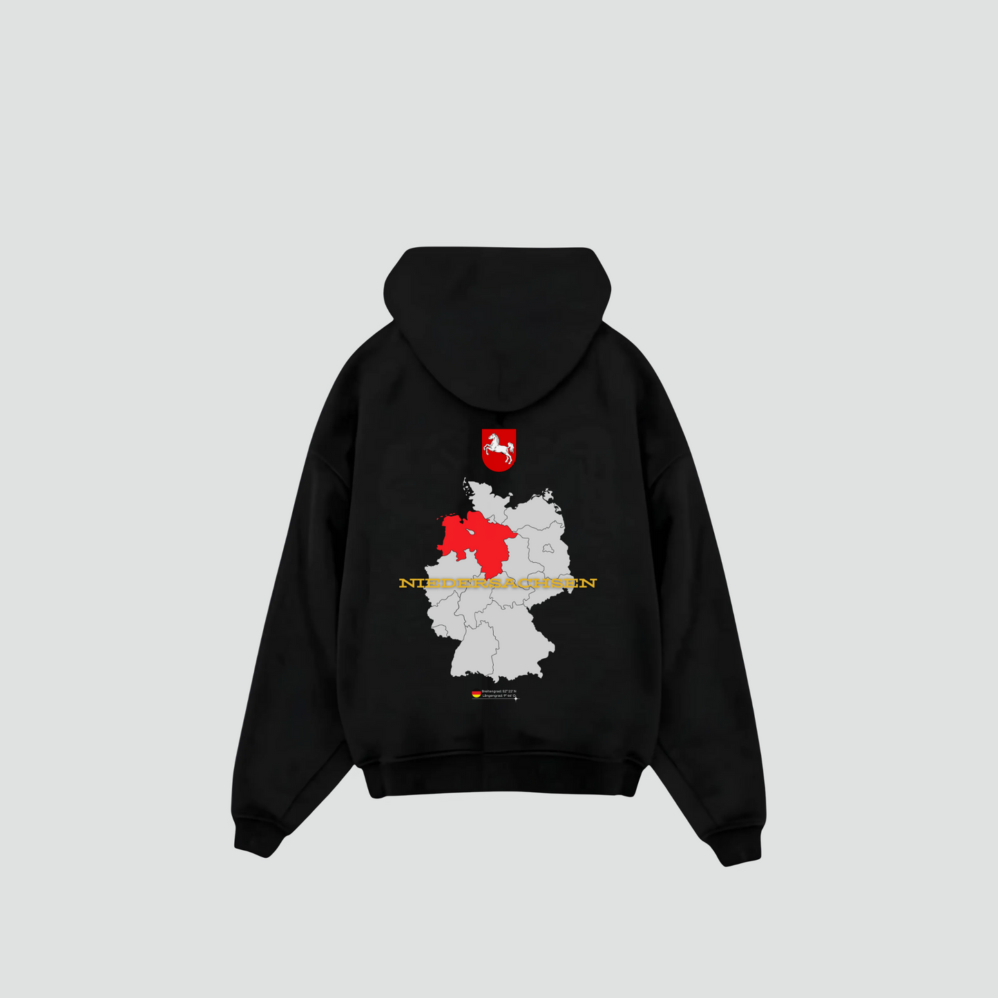 NIEDERSACHSEN - Oversized Hoodie Backprint