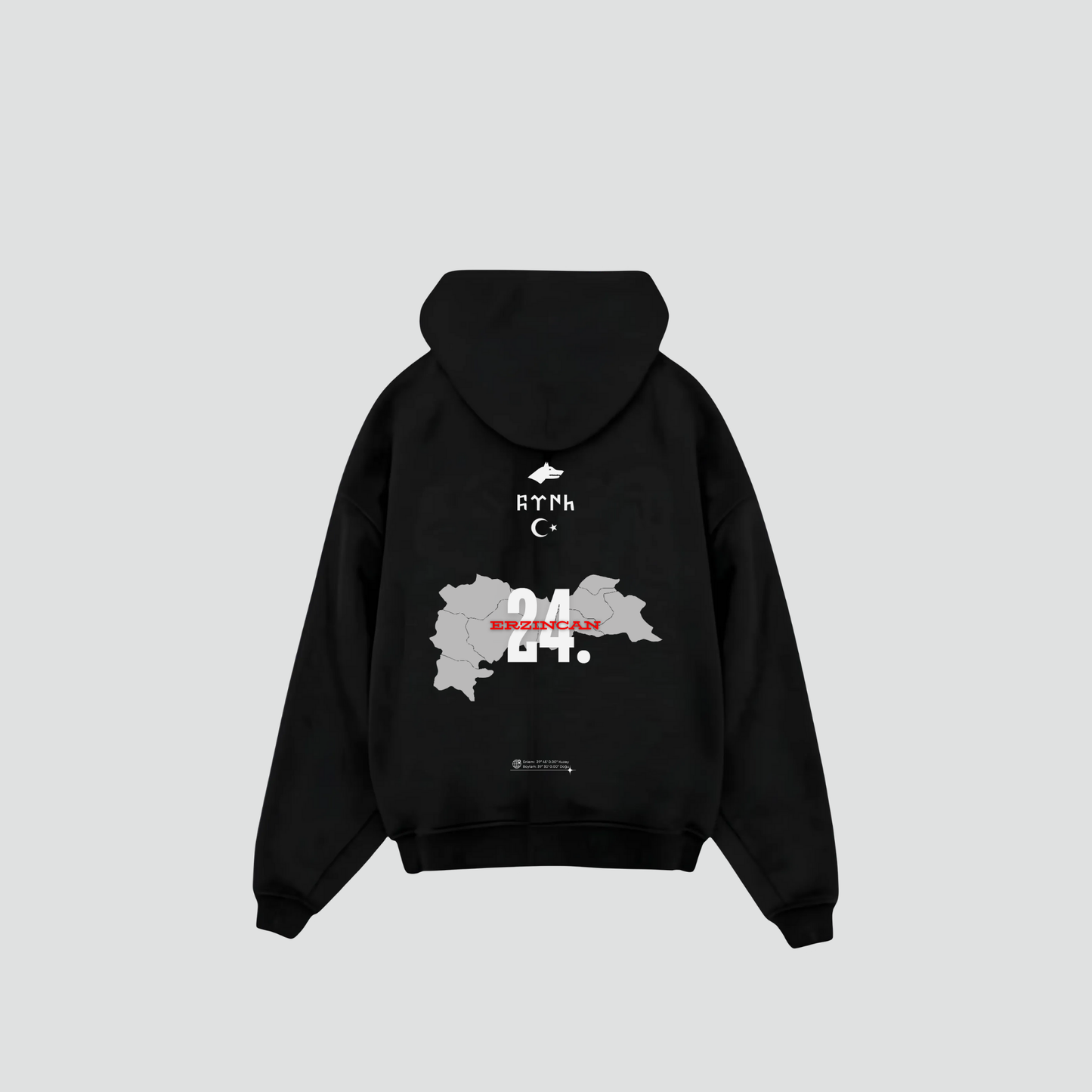 ERZINCAN 24 - Oversized Hoodie Backprint