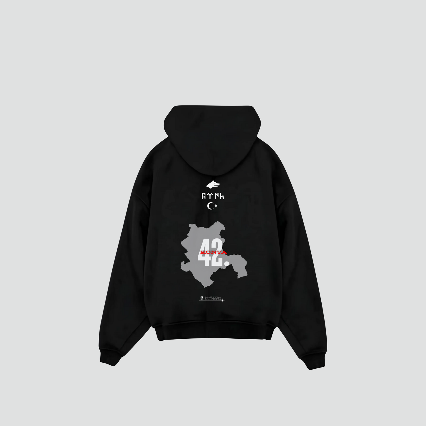 KONYA 42 - Oversized Hoodie Backprint