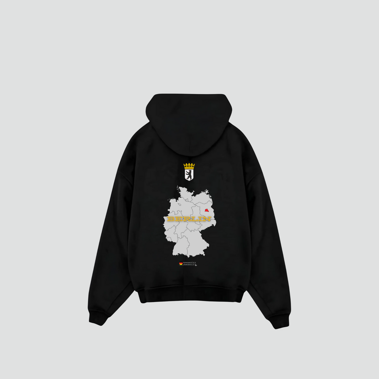BERLIN - Oversized Hoodie Backprint