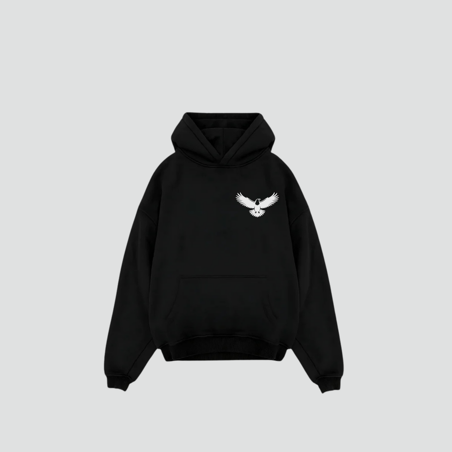 SIYAH BEYAZ - Oversized Hoodie