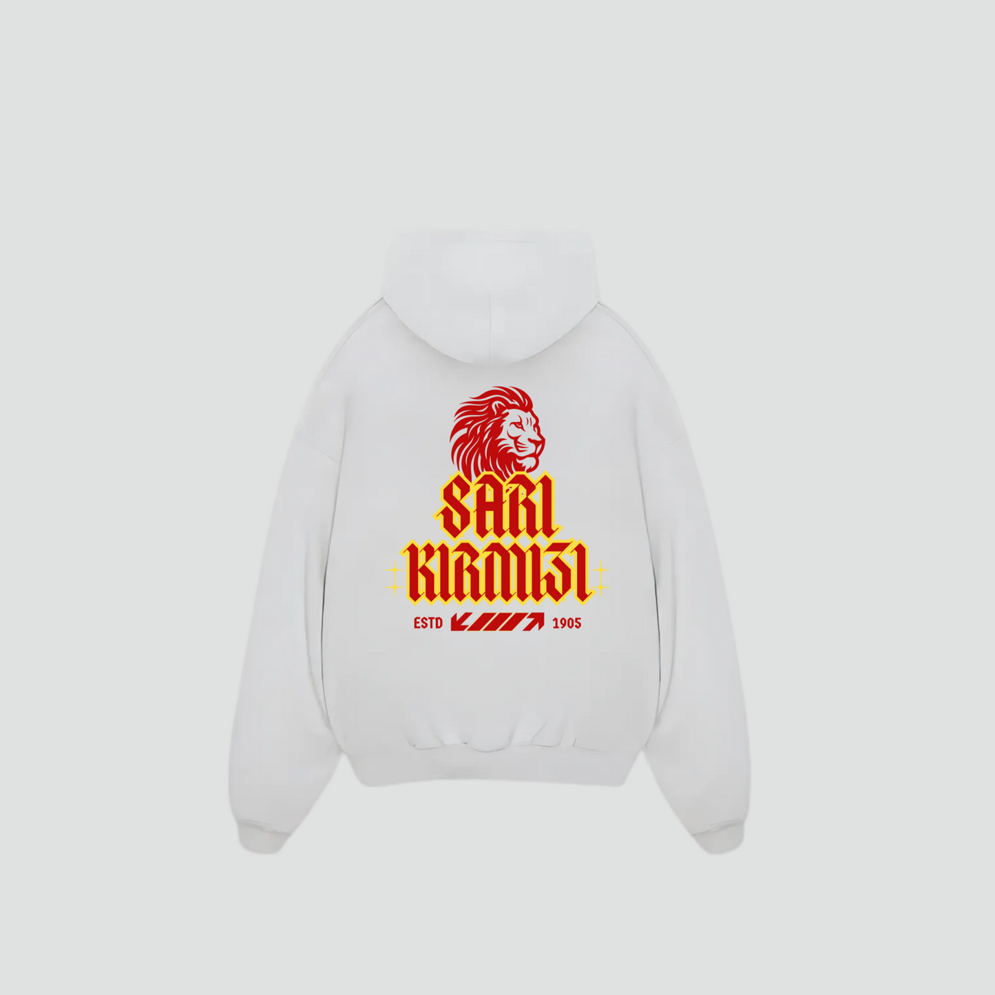 SARI KIRMIZI - Oversized Hoodie