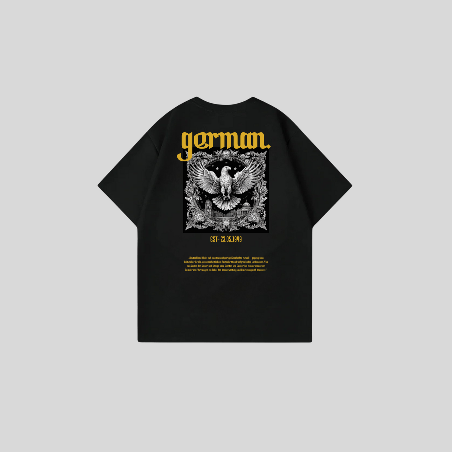 GERMAN 1 - Oversize Shirt Backprint