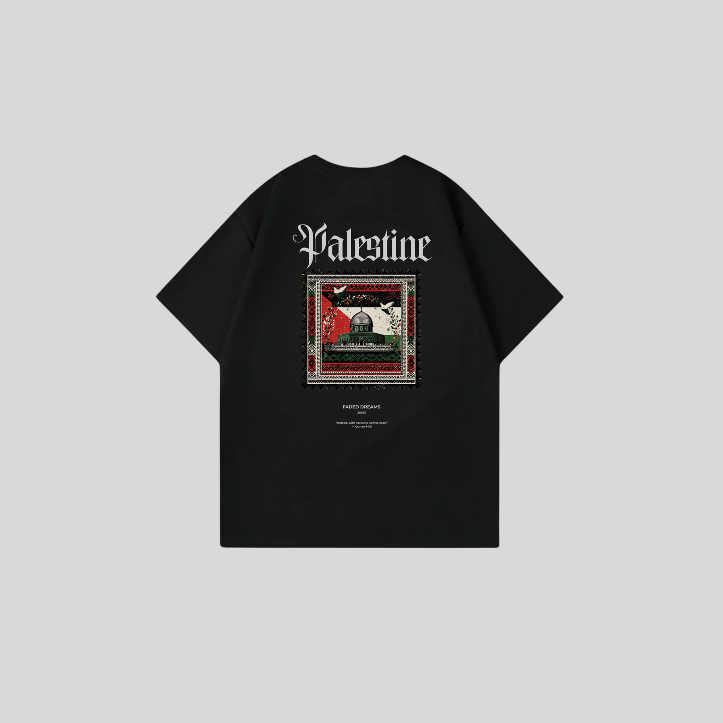 PALESTINE 3 - Oversize Shirt Backprint