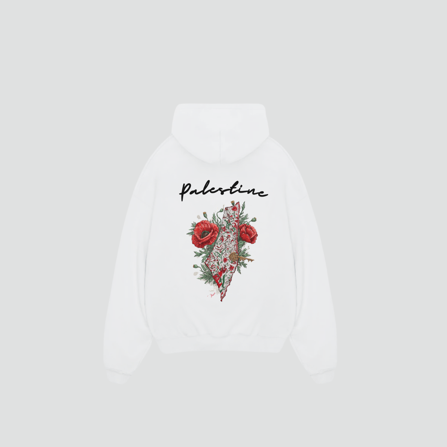 ROSE X PAL - Oversized Hoodie Backprint