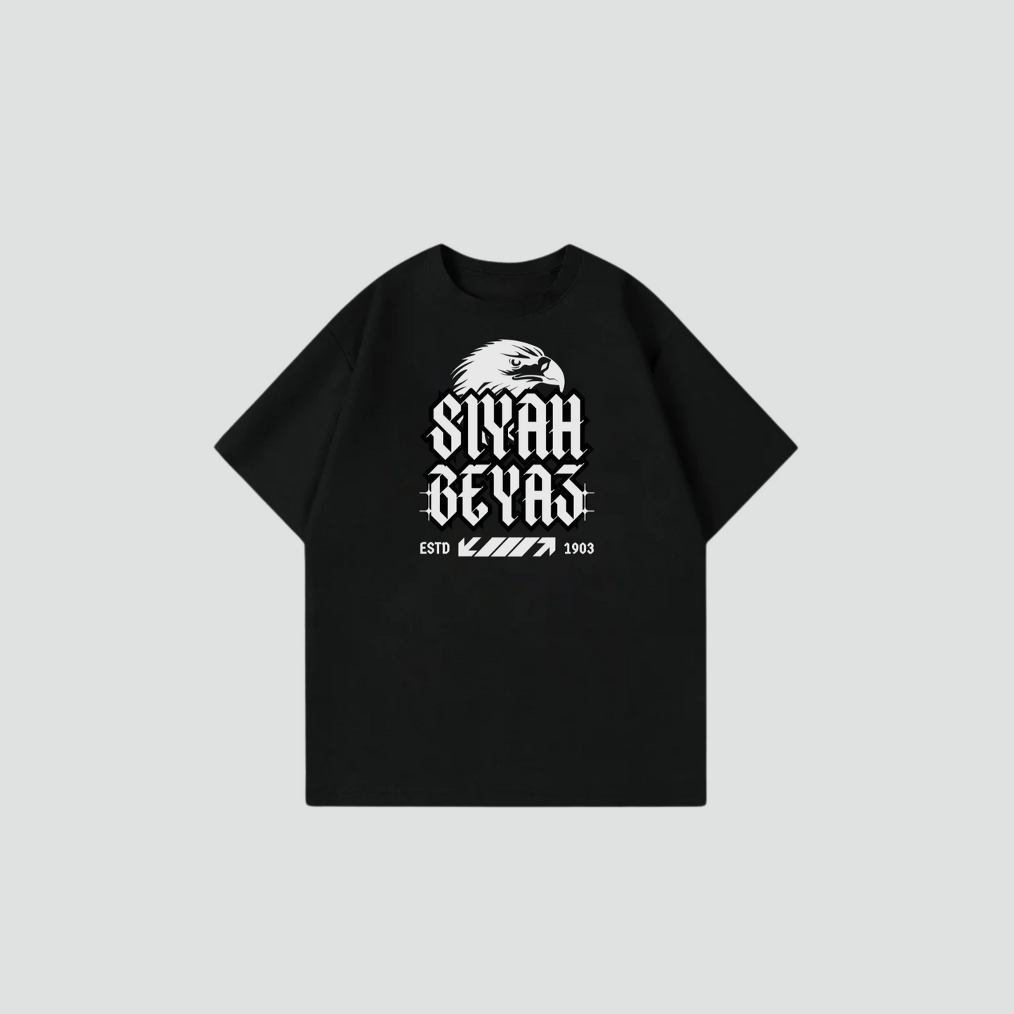 SIYAH BEYAZ - Oversize Shirt