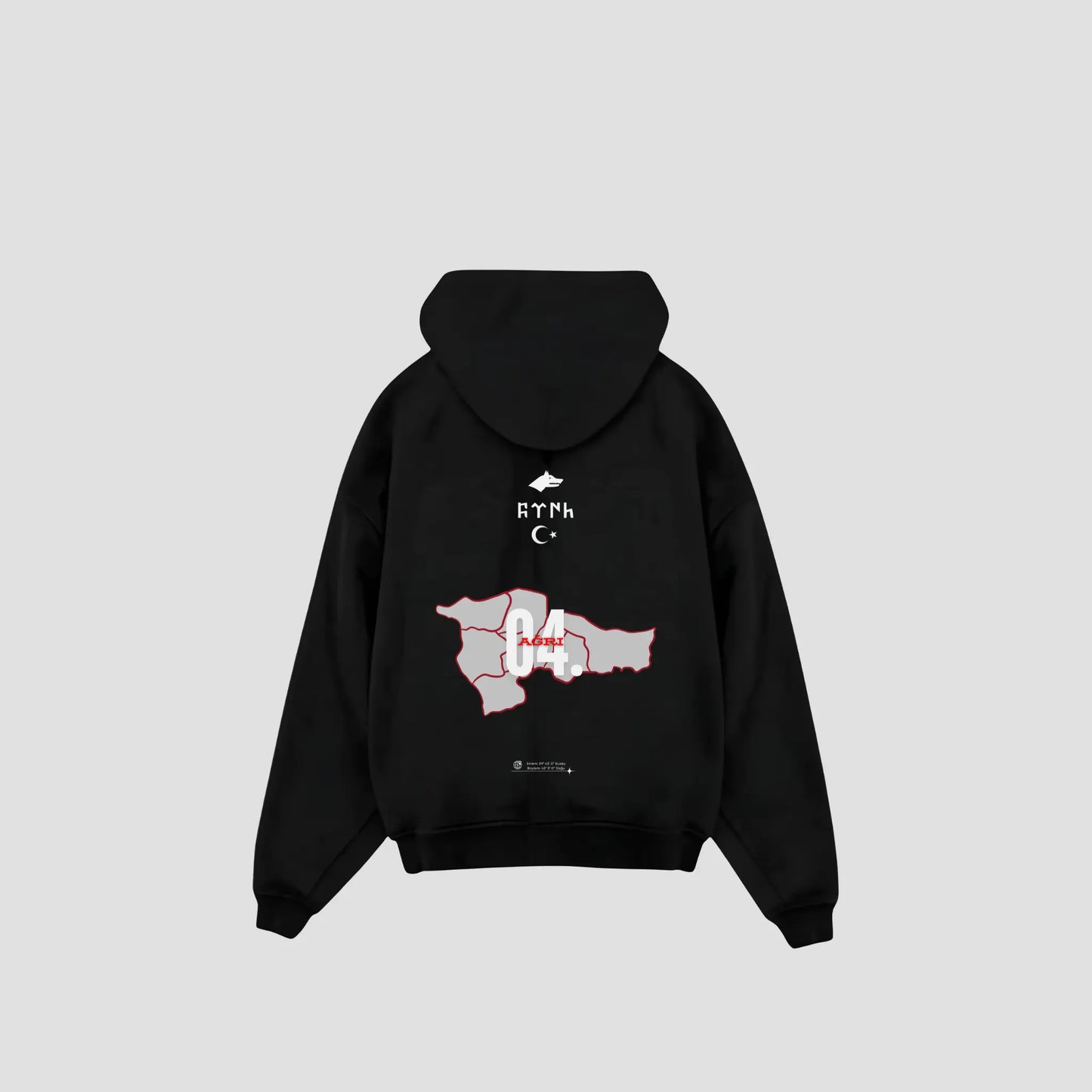 AGRI 04 - Oversized Hoodie Backprint Printegy