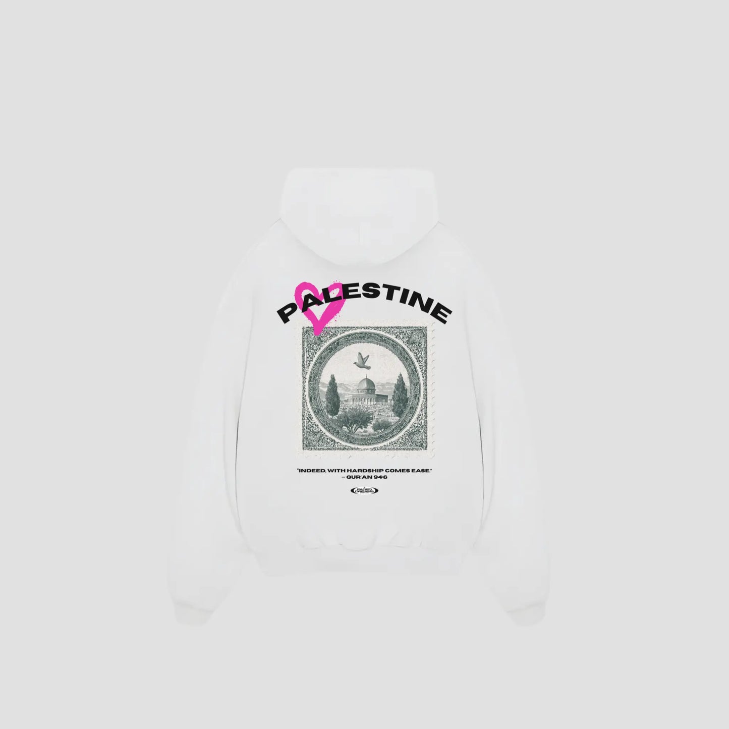 PALESTINE x AKSA - Oversized Hoodie Backprint Printegy