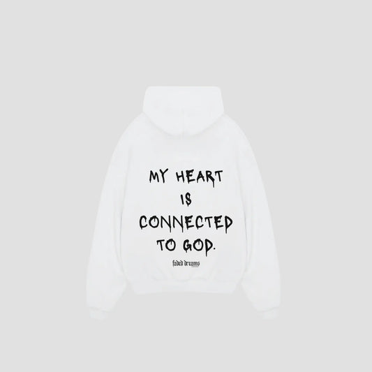 CONNECTED TO GOD - Oversized Hoodie Backprint Printegy