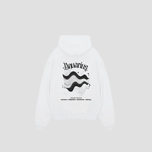 AQUARIUS - Oversized Hoodie Printegy