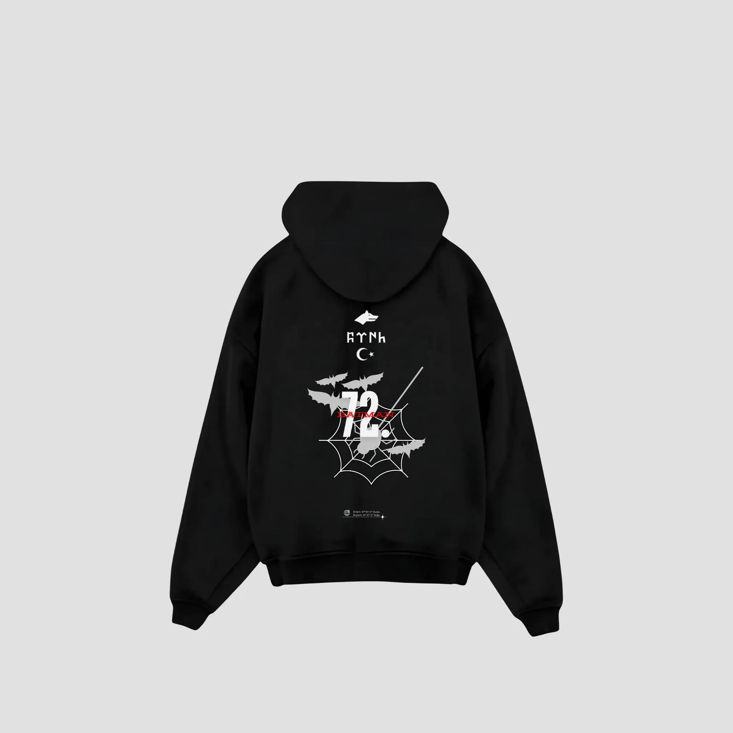 BATMAN 72 - Oversized Hoodie Backprint Printegy