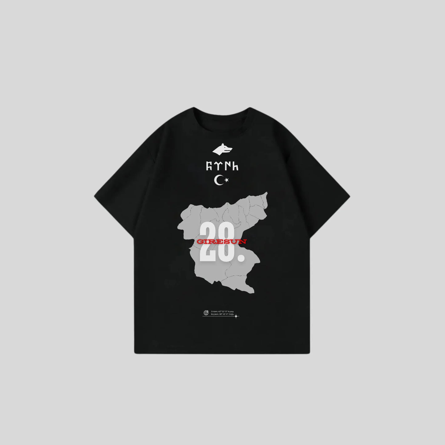 GIRESUN 28 - Oversize Shirt Frontprint Printegy