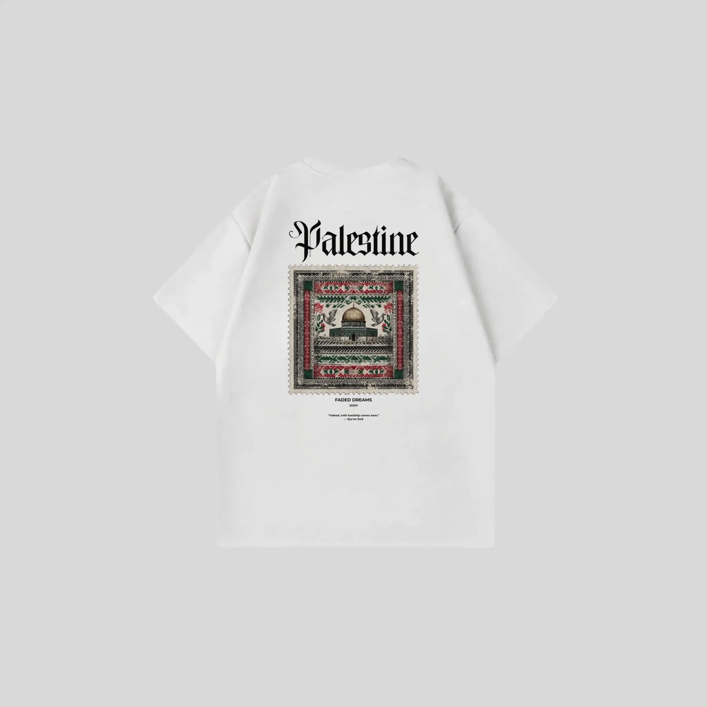 PALESTINE - Oversize Shirt Backprint Printegy