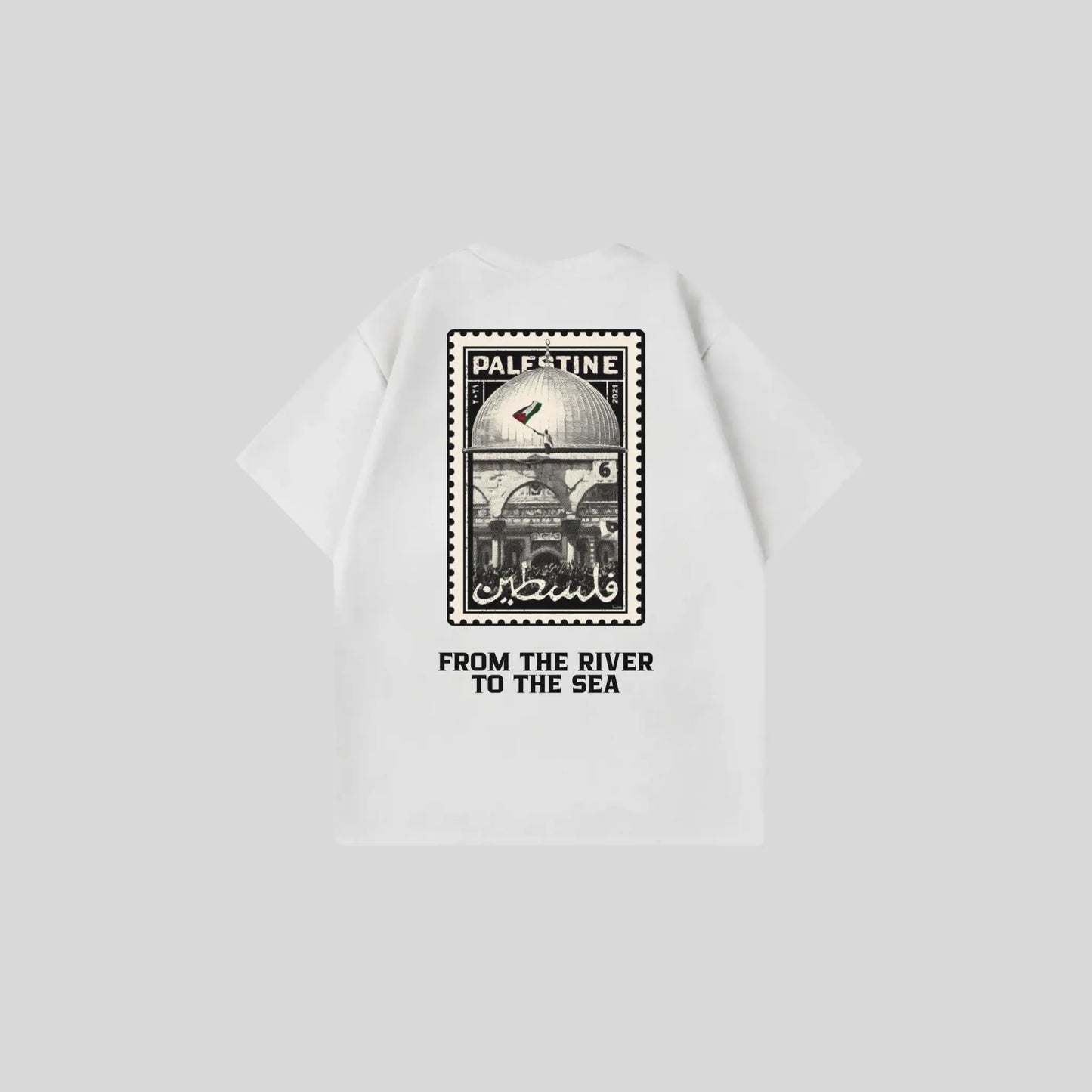 RIVER TO THE SEA - Oversize Shirt Backprint Printegy