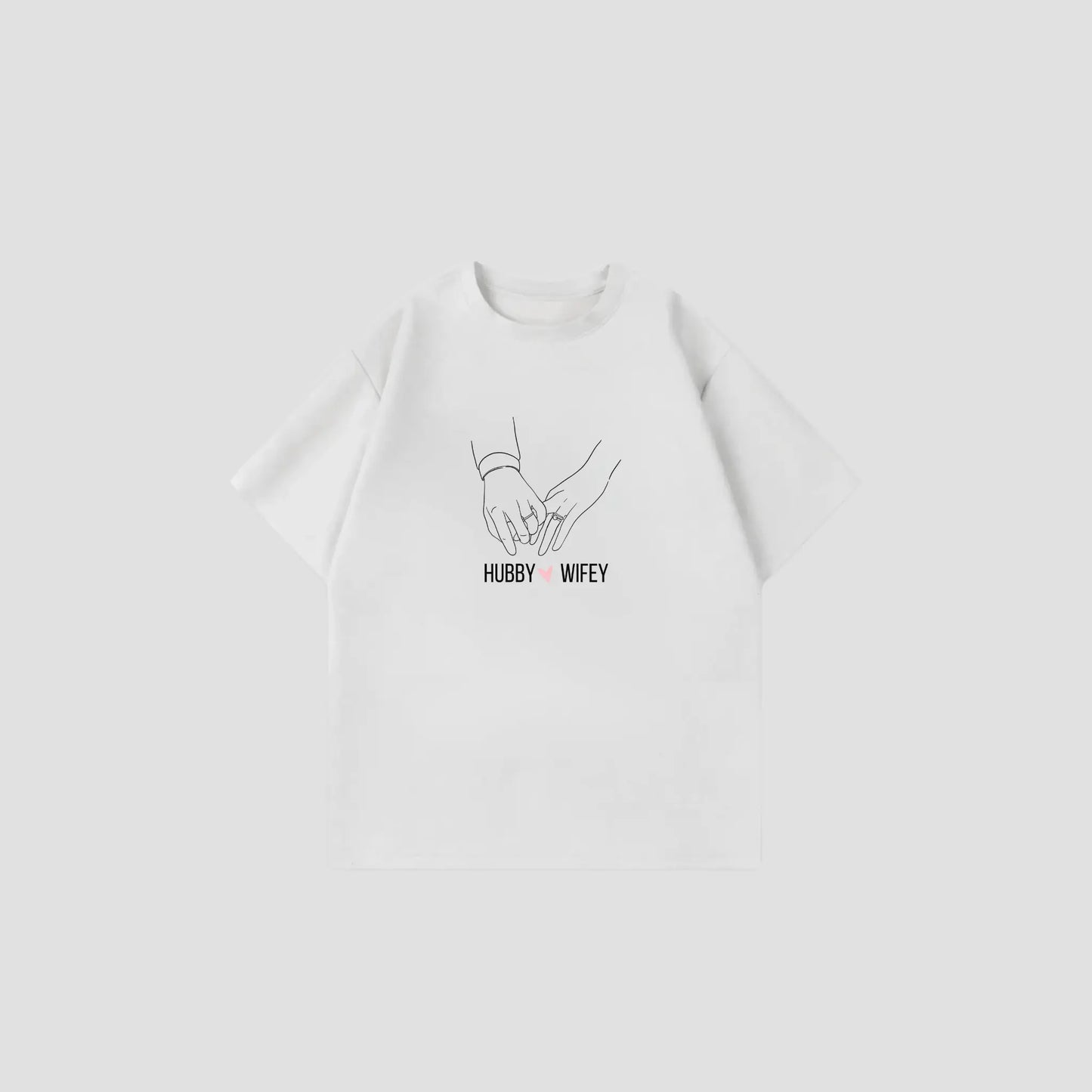 WIFEY x HUBBY - Oversize Shirt Printegy