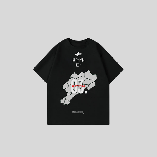 AFYON 03 - Oversize Shirt Frontprint