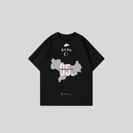 AMASYA 05 - Oversize Shirt Frontprint