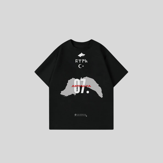 ANTALYA 07 - Oversize Shirt Frontprint