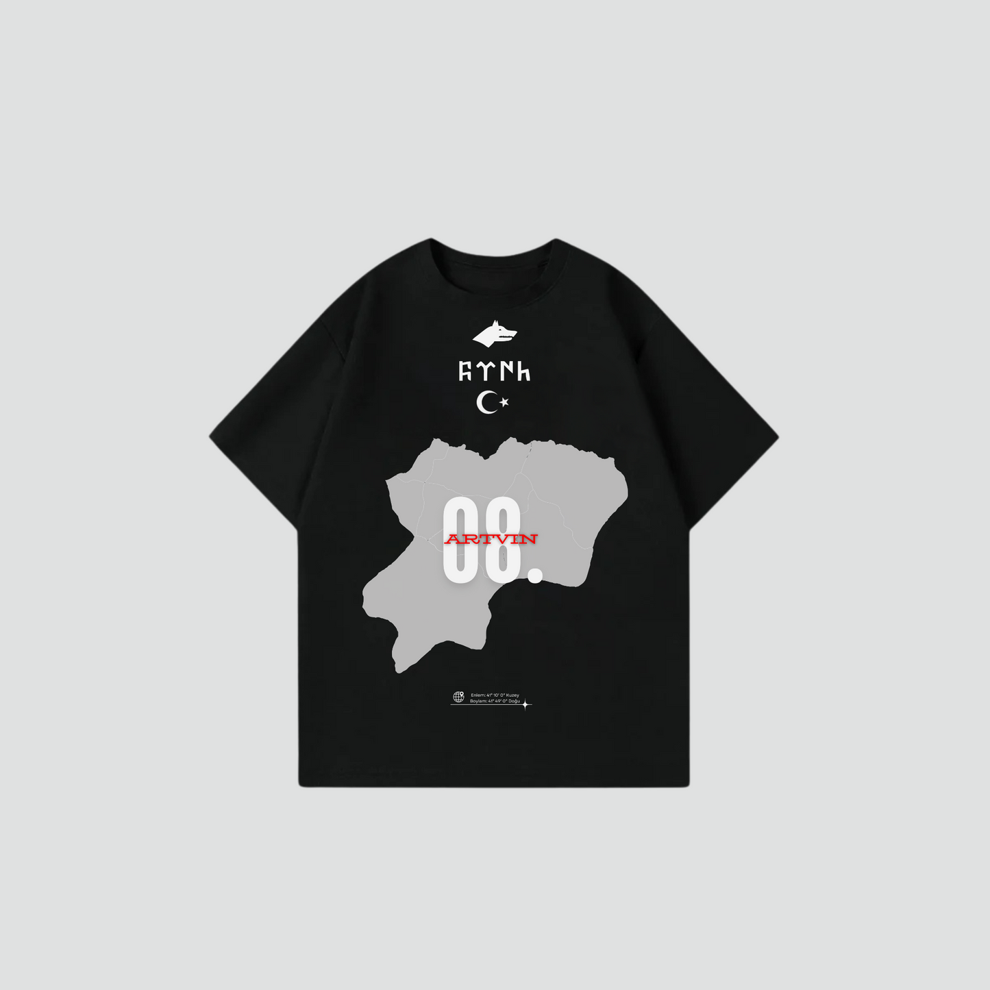 ARTVIN 08 - Oversize Shirt Frontprint