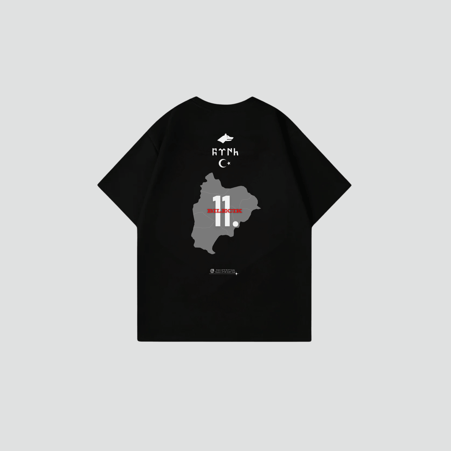 BILECIK 11 - Oversize Shirt Backprint