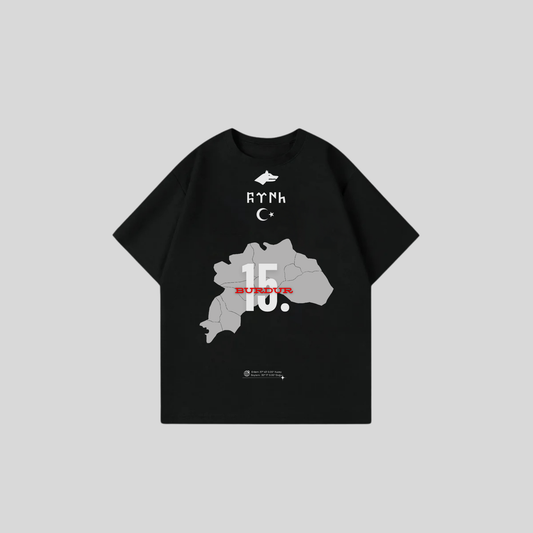BURDUR 15 - Oversize Shirt Frontprint