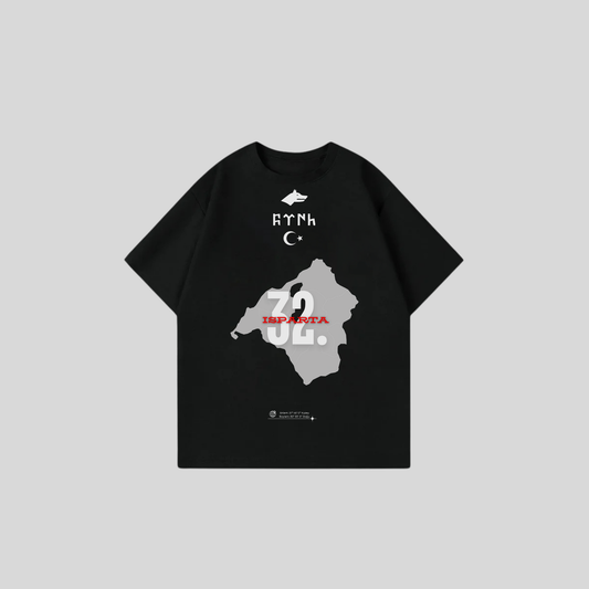 ISPARTA 32 - Oversize Shirt Frontprint