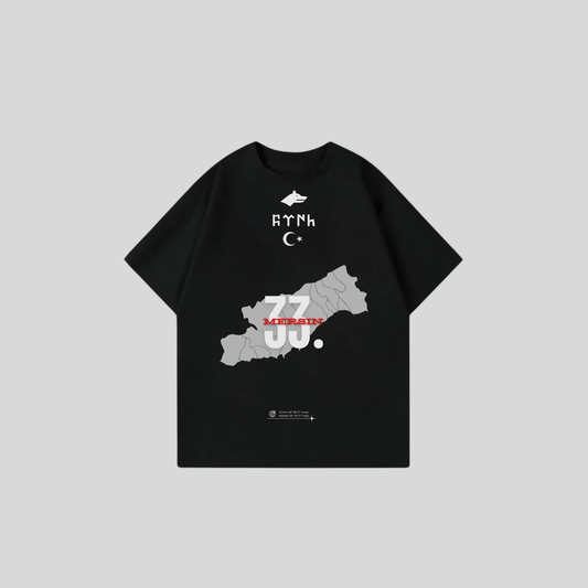 MERSIN 33 - Oversize Shirt Frontprint