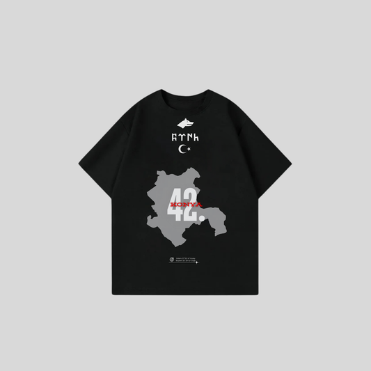 KONYA 42 - Oversize Shirt Frontprint