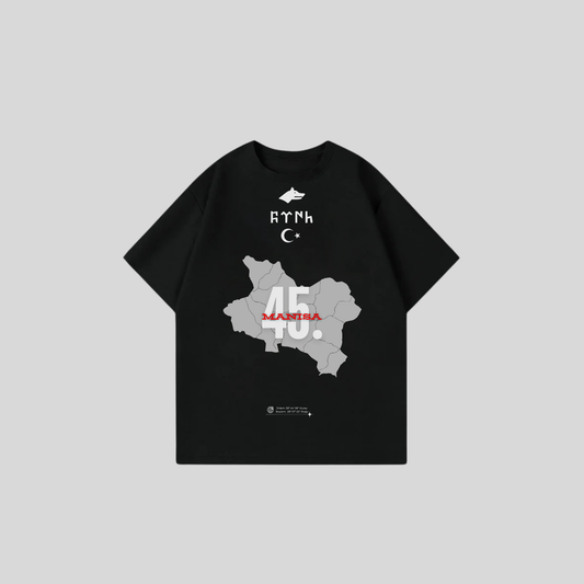 MANISA 45 - Oversize Shirt Frontprint