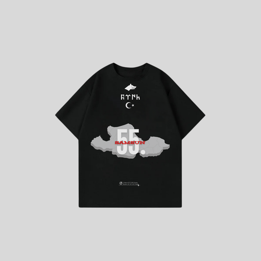 SAMSUN 55 - Oversize Shirt Frontprint