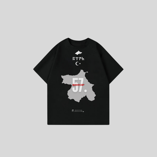 SINOP 57 - Oversize Shirt Frontprint