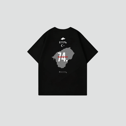 BARTIN 74 - Oversize Shirt Backprint