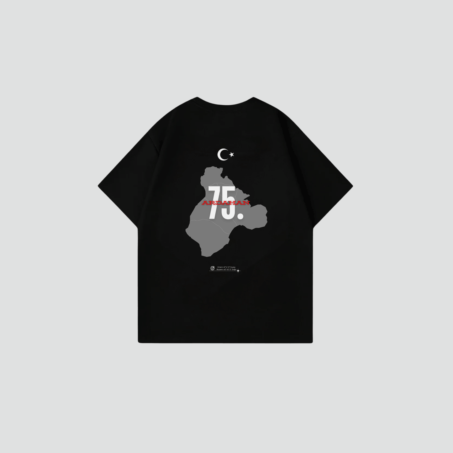 ARDAHAN 75 w/ Wolf - Oversize Shirt Backprint