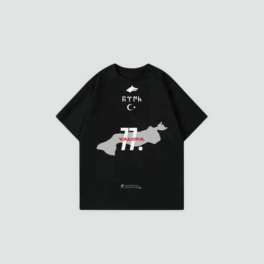 YALOVA 77 - Oversize Shirt Frontprint